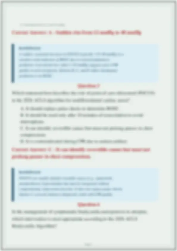 ACLS Pre Course Self Assessment Exam comprehensive questions fully ...