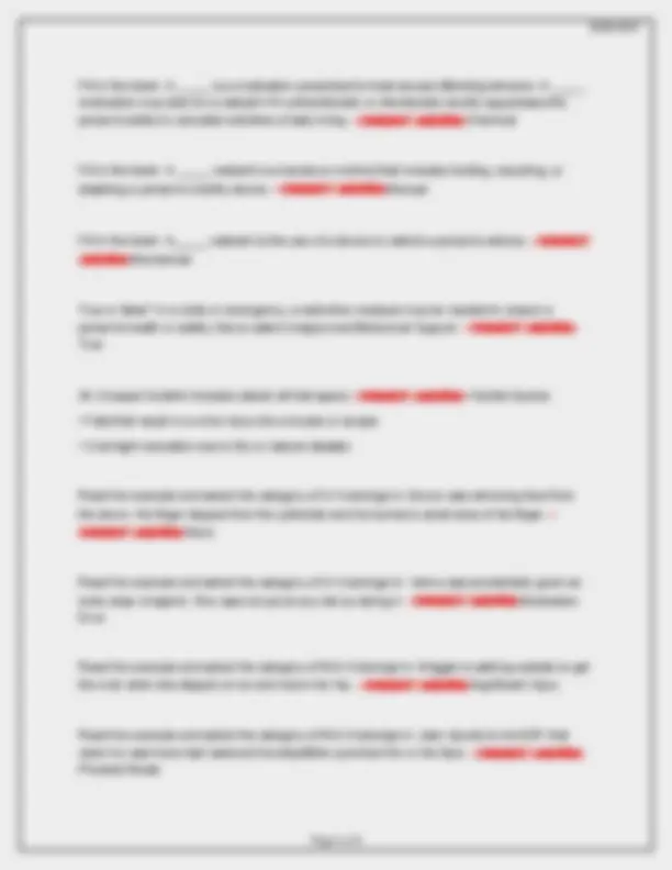 DODD DIRECT SUPPORT PROFESSIONAL (DSP) INITIAL TRAINING EXAM NEWEST ...