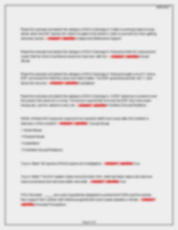 DODD DIRECT SUPPORT PROFESSIONAL (DSP) INITIAL TRAINING EXAM NEWEST ...