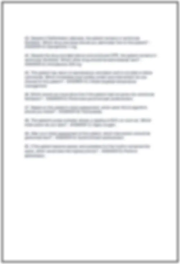 ACLS: FINAL TEST QUESTIONS AND ANSWERS EXAM 2025 COMPLETE EXAM ...