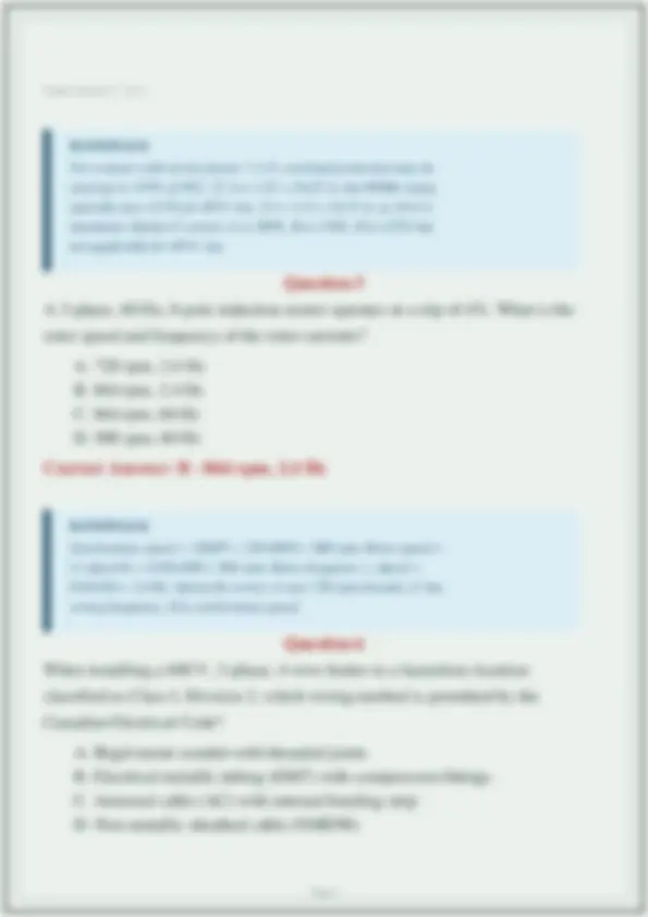 Priod Key Alberta Electrician Fourth Period AIT Practice Exam with Practice ...