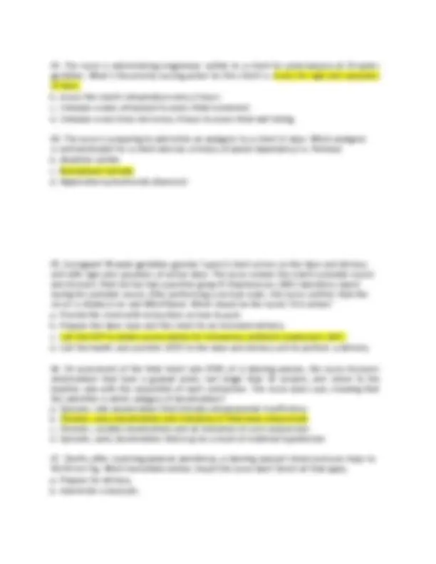 Rn Test Questions RN Integrated Nursing Exam 2026, Maternal Child nursing questions and ...