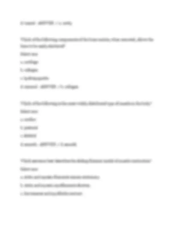 A&P 1 Final Exam, Straighterline Anatomy and Physiology 1 ...
