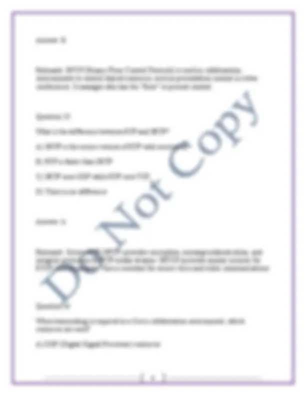 CCIE Collaboration and Training Exam Revision Notes and Self-Assessment ...