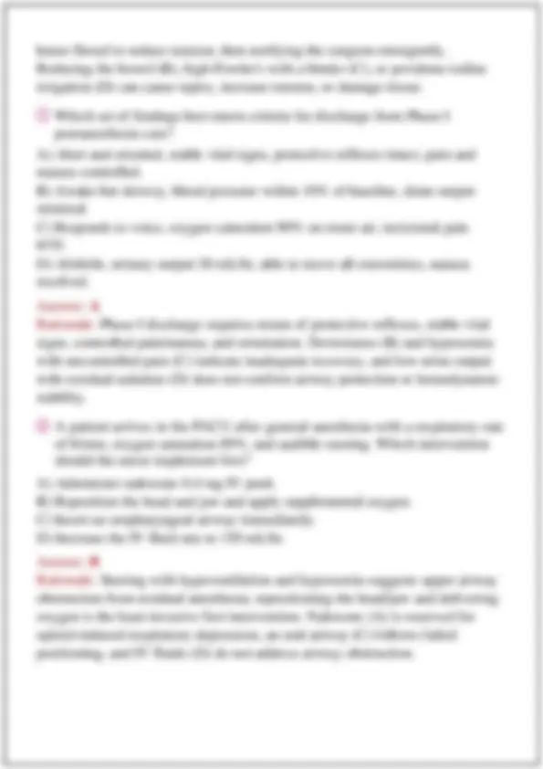 Proctor Test Form NUR 170 Medical Surgical Nursing Exam 3 Comprehensive Study Guide Exam ...
