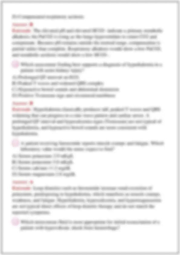 Proctor Test Form NUR 170 Medical Surgical Nursing Exam 3 Comprehensive Study Guide Exam ...