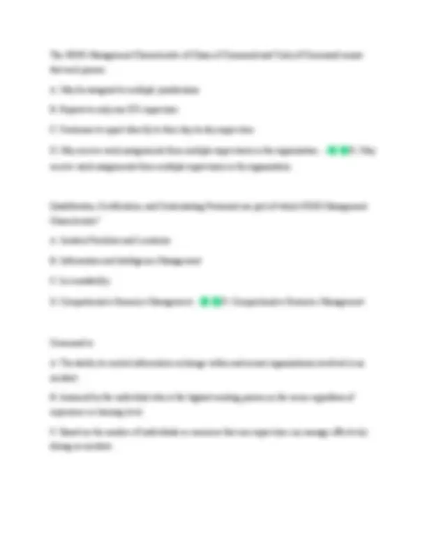 Las Command Structure FEMA IS-100: Incident Command System (ICS) Key Concepts and Structure ...