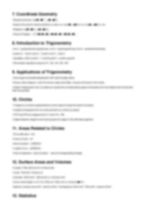 CBSE Class 10 Maths Formulas – Complete Board Exam Revision | Schemes ...