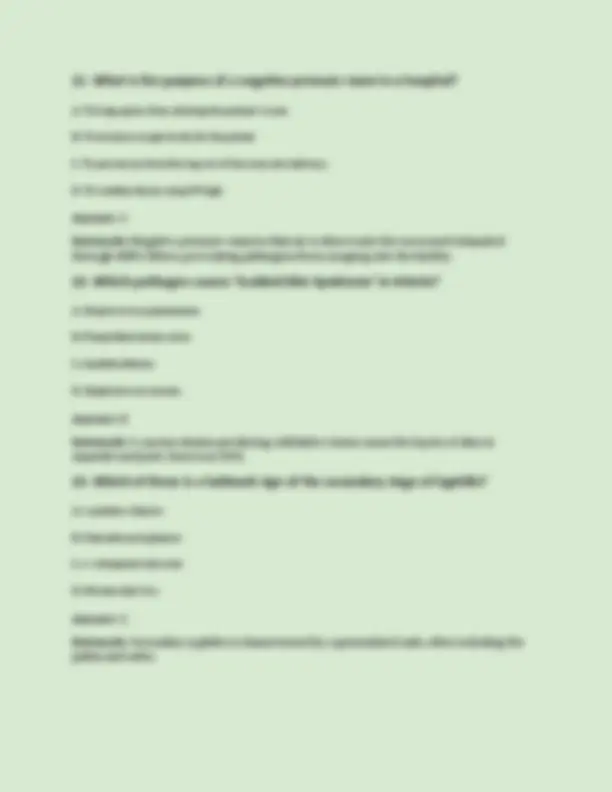 BIOD 171 Module 5: Pathogenic Microbes, Biosafety, and PPE Exam 2026/ ...