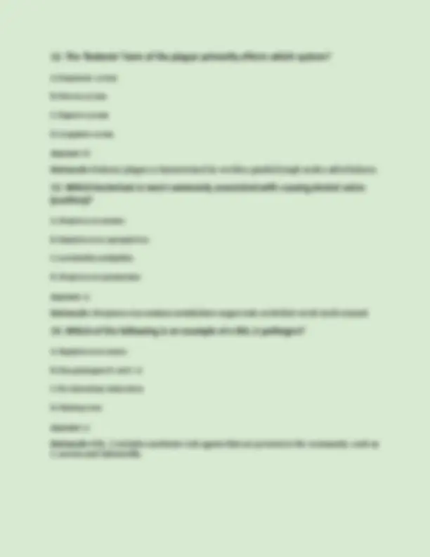 BIOD 171 Module 5: Pathogenic Microbes, Biosafety, and PPE Exam 2026/ ...