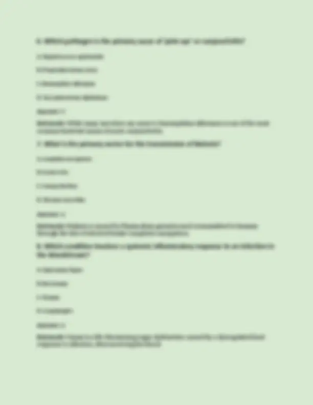 BIOD 171 Module 5: Pathogenic Microbes, Biosafety, and PPE Exam 2026/ ...