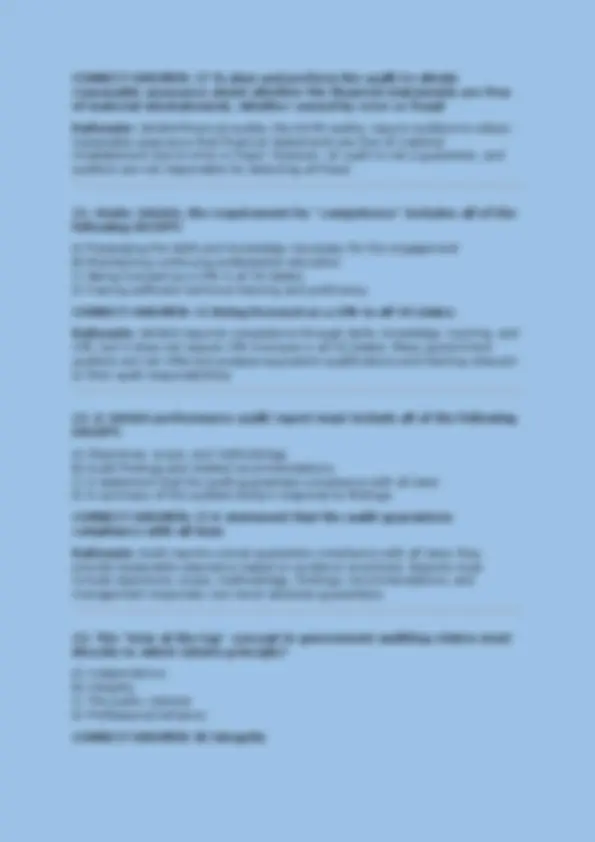 Computer Audit Controls NYC MANAGEMENT AUDITOR TRAINEE Questions with Rationales latest update ...