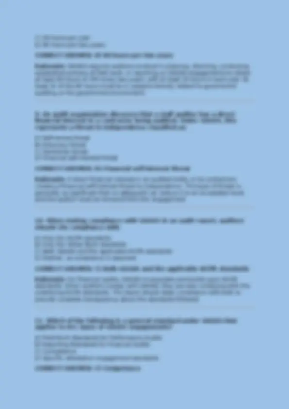 Computer Audit Controls NYC MANAGEMENT AUDITOR TRAINEE Questions with Rationales latest update ...