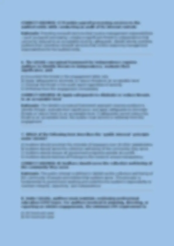 Computer Audit Controls NYC MANAGEMENT AUDITOR TRAINEE Questions with Rationales latest update ...