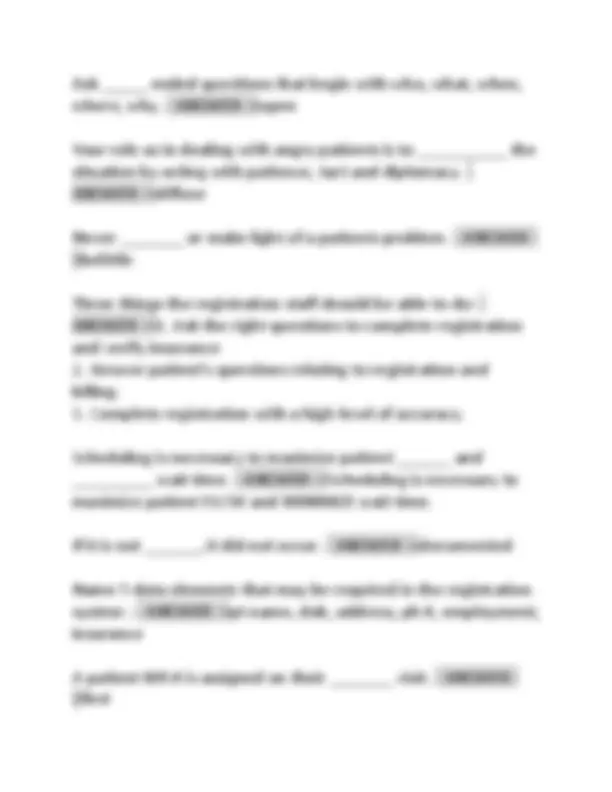 Customer Handling Documents CHAA MASTER STUDY GUIDE 1 | Exams Customer Relationship Management (CRM ...