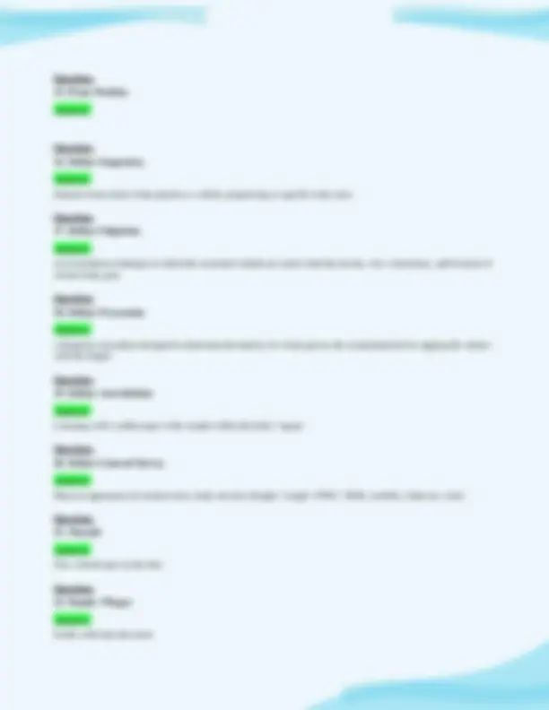 Rn Test Questions NURSING SKILLS AND ASSESSMENT UPDATED ACTUAL QUESTIONS WITH CORRECT ...