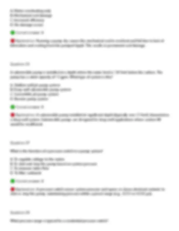 Water Testing Standards.pdf TEXAS SINGLE-PHASE PUMP INSTALLER LICENSE PRACTICE TEST – QUESTIONS AND ...