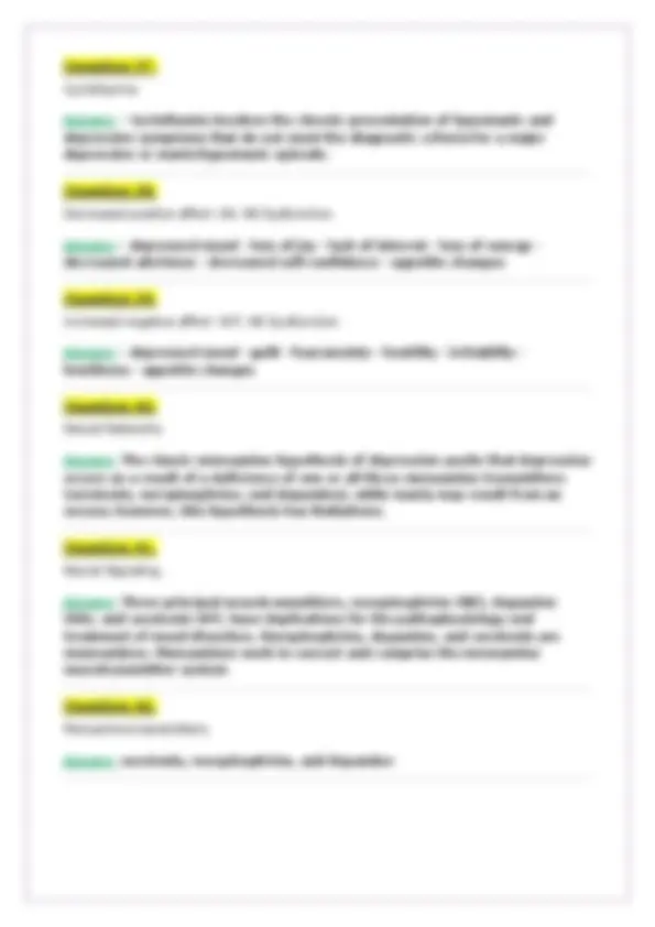 Advanced Nusing Solutions ADVANCED PSYCHOPHARMACOLOGY NR 546 CERTIFICATION EVALUATION EXAM Q&A ...