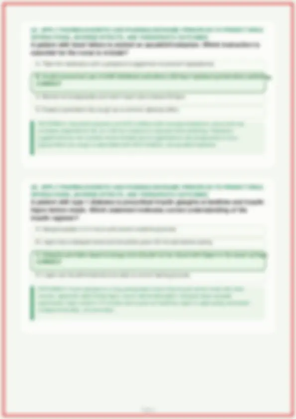 Advanced Nusing Solutions ARIZONA COLLEGE OF NURSING NUR 2354 PHARMACOLOGY II EXAM 1 ACTUAL EXAM ...