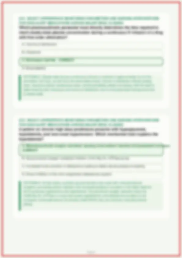 Advanced Nusing Solutions ARIZONA COLLEGE OF NURSING NUR 2354 PHARMACOLOGY II EXAM 1 ACTUAL EXAM ...