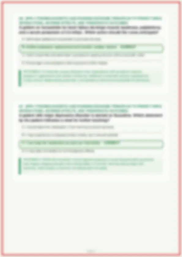 Advanced Nusing Solutions ARIZONA COLLEGE OF NURSING NUR 2354 PHARMACOLOGY II EXAM 1 ACTUAL EXAM ...