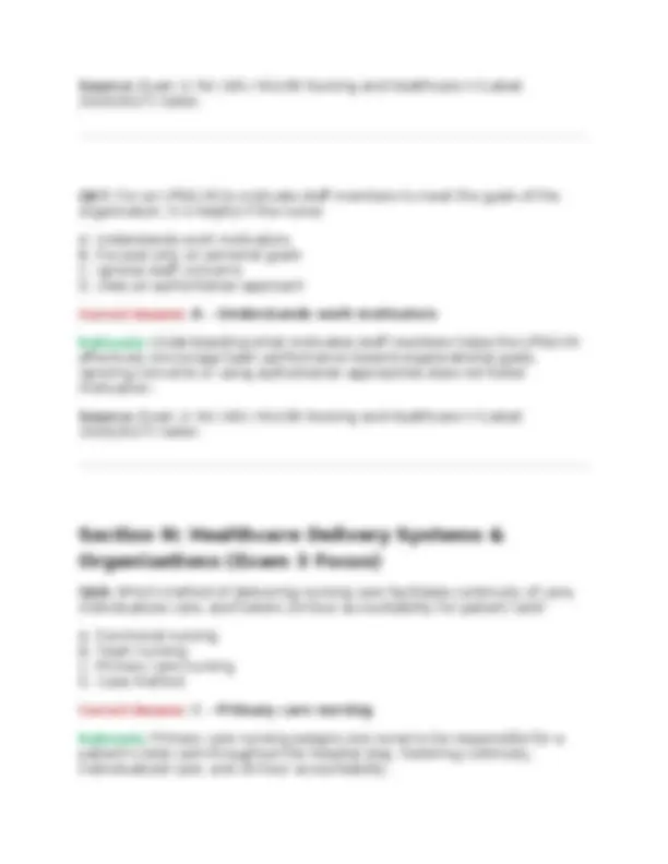 NU 180 Nursing Fundamentals Exam 1-3, Midterm & Final Bundle 2026/2027 ...
