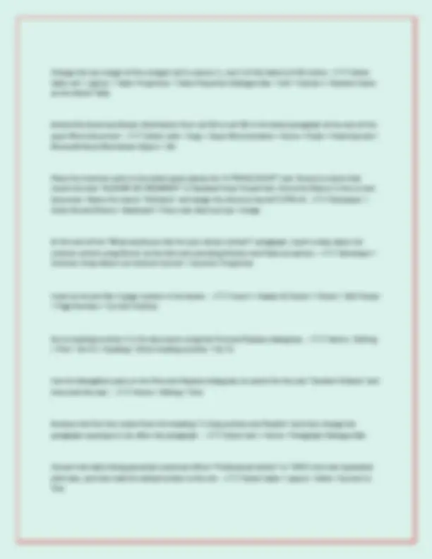 1 WORD CERTIFICATION BIM TEST QUESTIONS & ANSWERS, RATED A+ Vertically ...