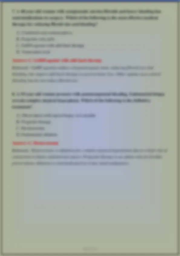 Sentinel D D Sentinel U APS Women's Health GYN, Tanisha Smith 100% Score, Activity ...