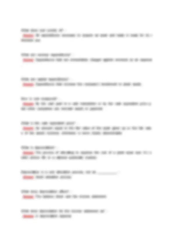 Accounting Exam #3 Chapters 8, 9, 10 Questions and Answers updated 2026 ...