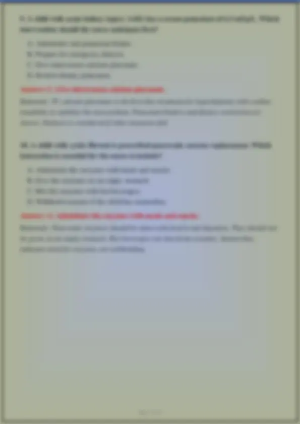 PEDIATRIC NURSING EXAM 3 (NUR 230) COMPREHENSIVE ASSESSMENT OF ...