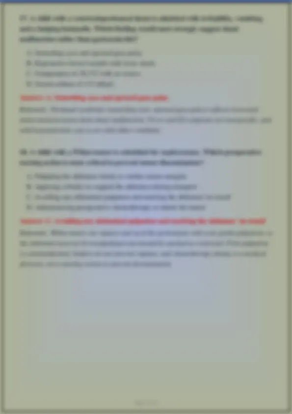 PEDIATRIC NURSING EXAM 3 (NUR 230) COMPREHENSIVE ASSESSMENT OF ...