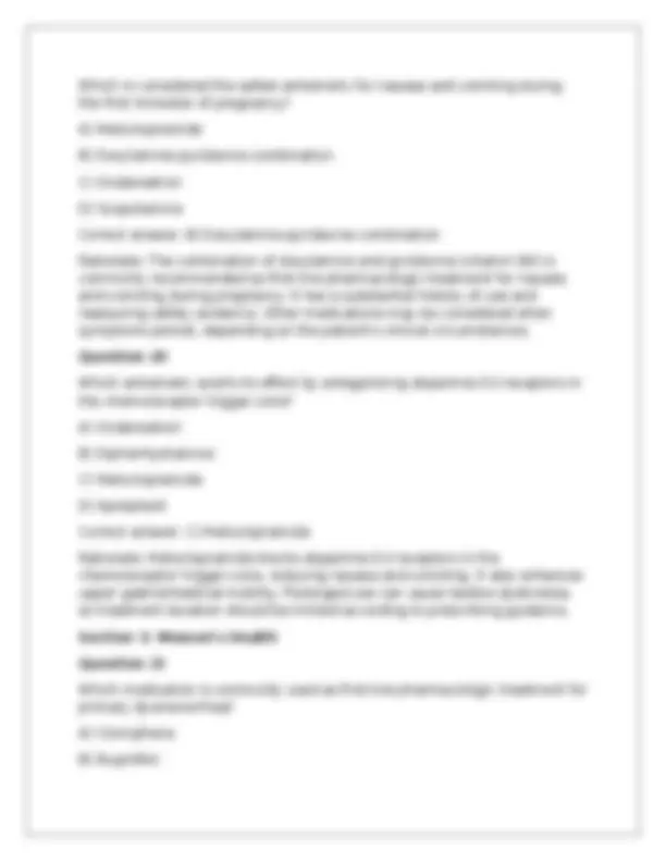 Transpeptidation NURS 5334 Advanced Pharmacology Quiz 2 – Questions and Answers | 2027 ...