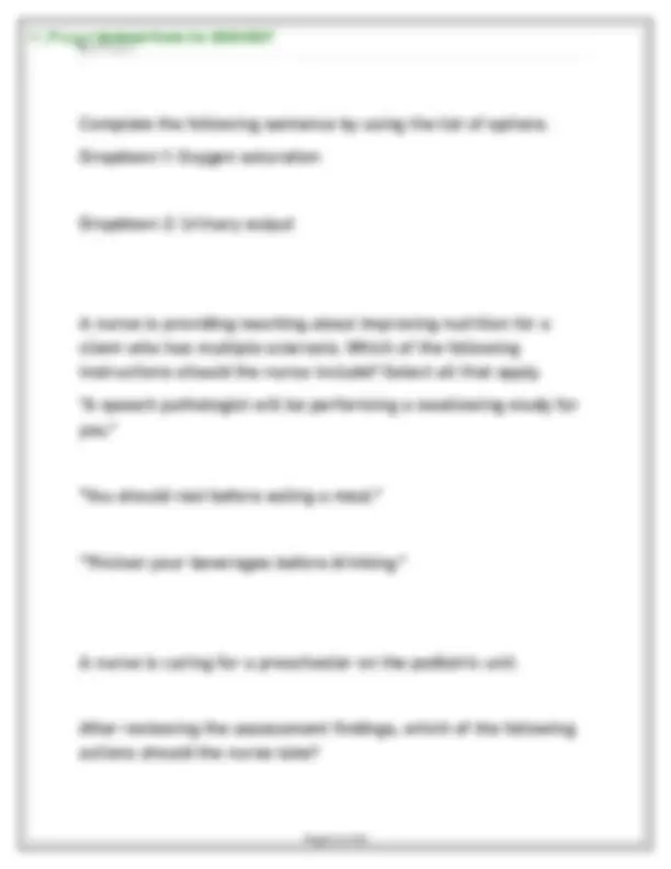 Exam Practic 1 P A G E ATI RN COMPREHENSIVE ONLINE PRACTICE A ATI COMPREHENSIVE ...