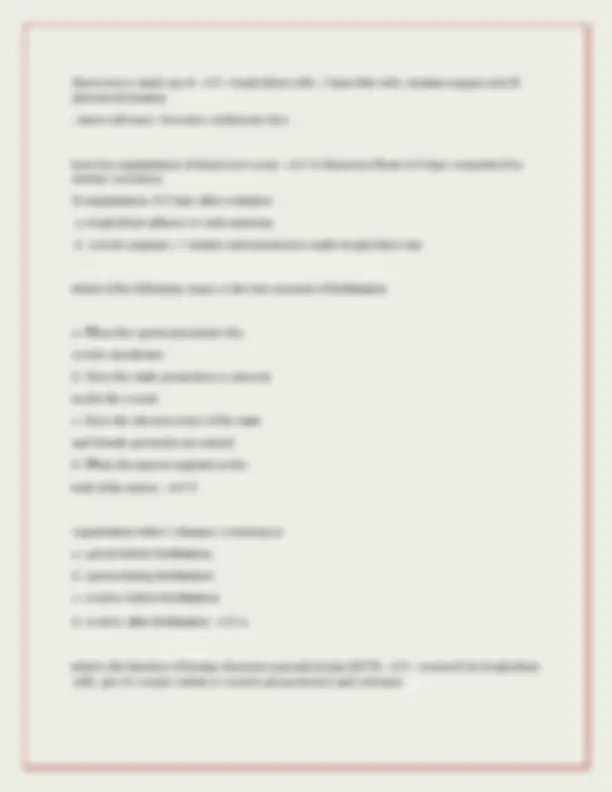 1 HAN 202- PREGNANCY AND HUMAN DEVELOPMENT EXAM REVIEW QUESTIONS AND ...