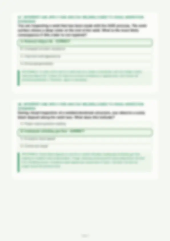 CWB Level 1 Visual Welding Inspector Exam Technical Knowledge Section ...