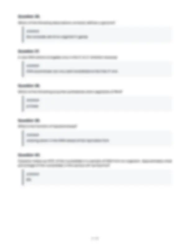 BIO 101 EXAM 3 STUDY GUIDE FREQUENTLY TESTED ACTUAL QUESTIONS WITH ...