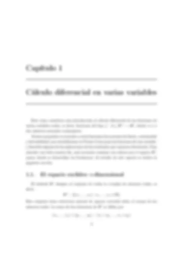 Varias El cálculo diferencial en varias variables y otros conceptos - Apuntes ...