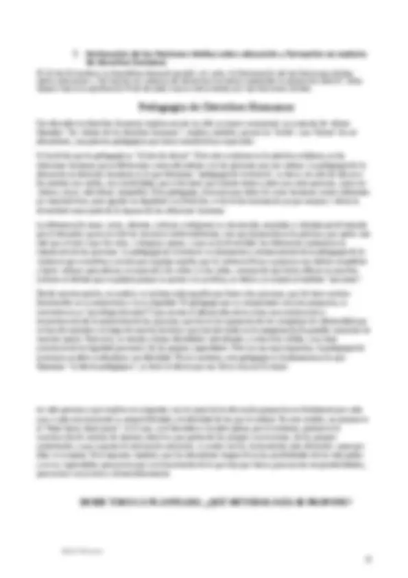 Educacion en derechos humanos - Apuntes de Derecho | Docsity