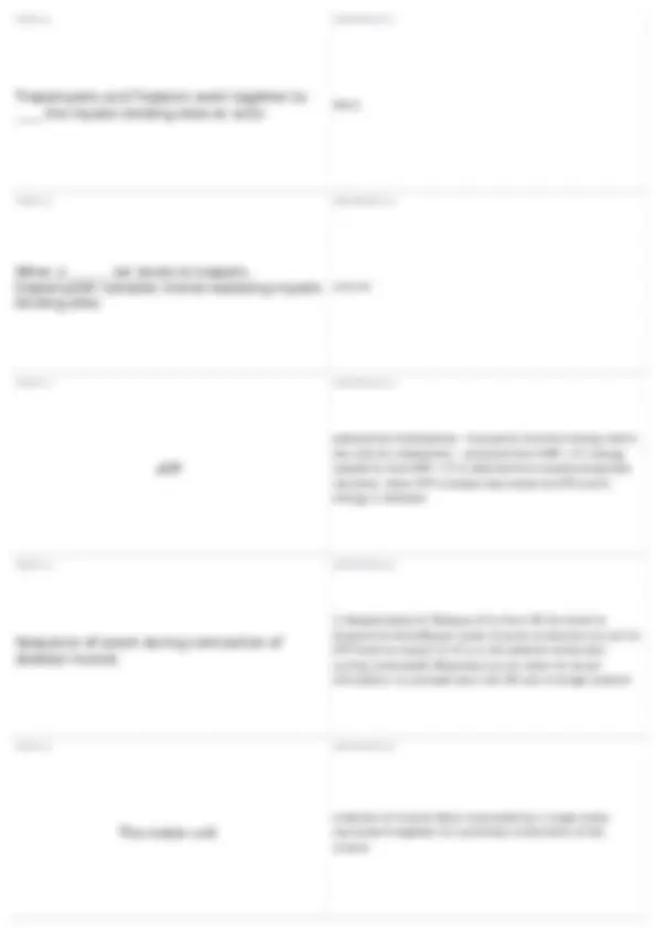 KIN 202 Test 1 - Chapter 2 | KIN 202 - BIOLOGICAL FOUNDATIONS OF ...