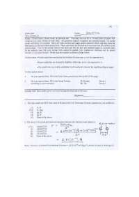 13 multiple-choice questions about Dynamics - Test #1 - with solutions | ESM 2304