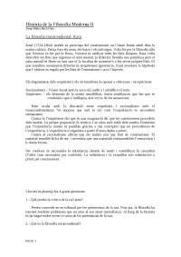 Història de la Filosofia Moderna II Josep Maria Bech Duro PAGE 1