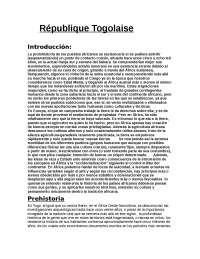 Migraciones humanas y civilizaciones en Togo: Notsé y Tado - Prof. Pons
