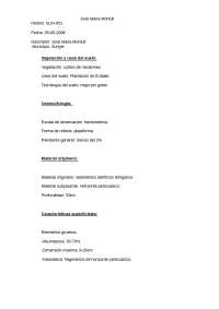 Estudio de suelo en Sunyer: Nectarinas, riego y características geomórficas - Prof. Porta