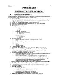 Enfermedad periodontal