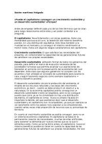 economia sotenible/sustentable
