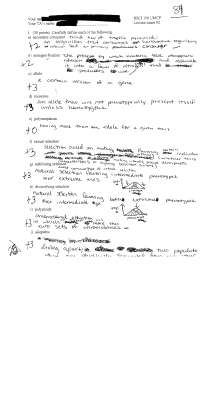 Exam 2 Questions with Solutions - Principles of Biology II | BSCI 106 ...