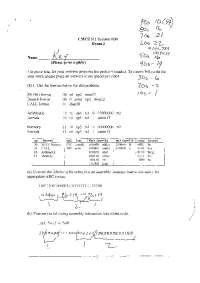 3 Solved Questions on Computer Organization - Exam 2 | CMSC 311