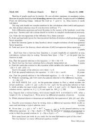Test 2 Questions - Differential Equations for Engineers and Scientists ...