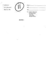 Questions in Exam 2 - Organic Chemistry II | CHEM 241 - Docsity