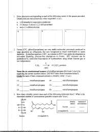 11 Questions in Exam - Organic Chemistry I | CHEM 231 - Docsity